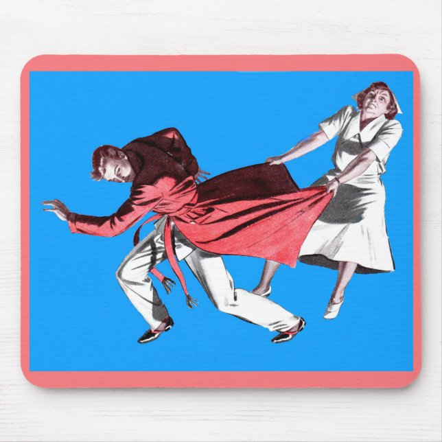 Dave changed his mind about the vasectomy mouse pad (Front)