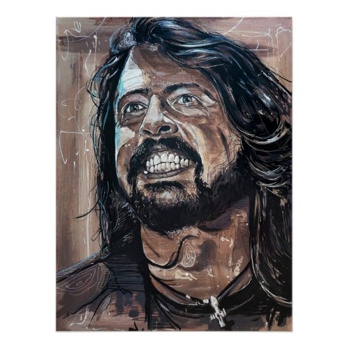Dave Grohl 02 art poster