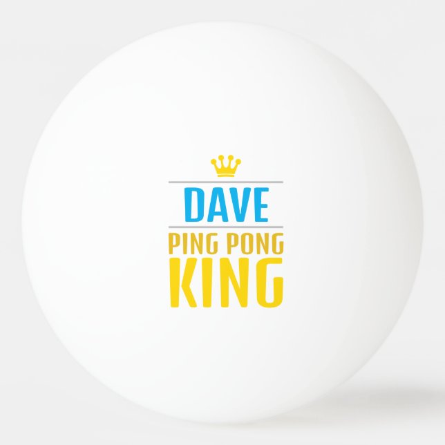 Dave Ping Pong Ball (Front)