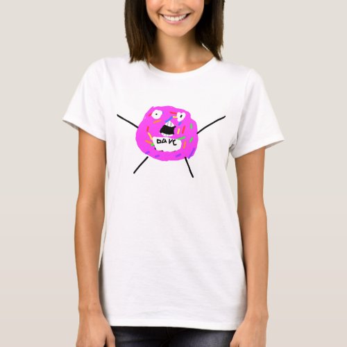 Dave the Donut _ with name tag T_Shirt