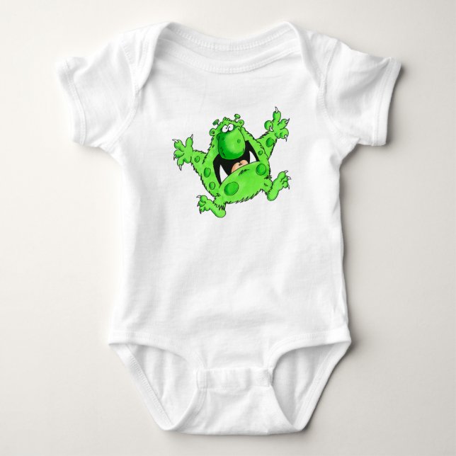 Dave The Dude Baby Bodysuit (Front)