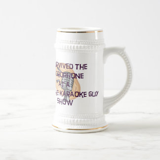 Dave The Karaoke Guy "I Survived" Beer Stein