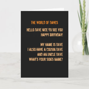 DAVE with Son John Card