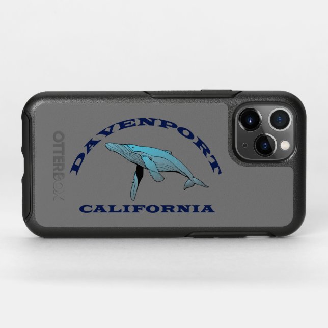 Davenport California Whale    Otterbox iPhone Case (Back Horizontal)
