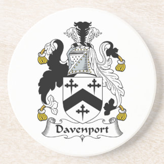 Davenport Family Crest Sandstone Coaster