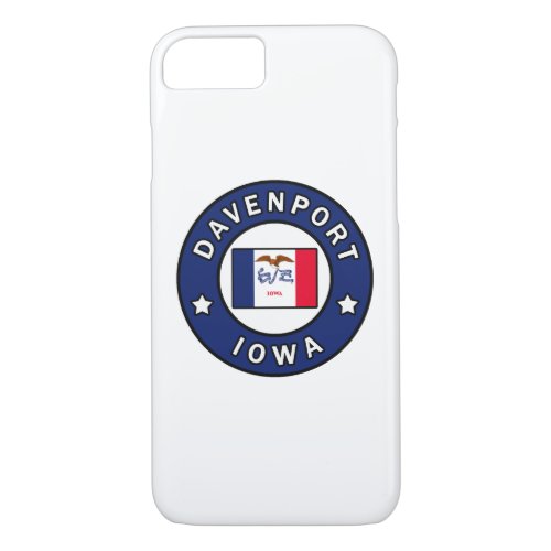 Davenport Iowa iPhone 87 Case