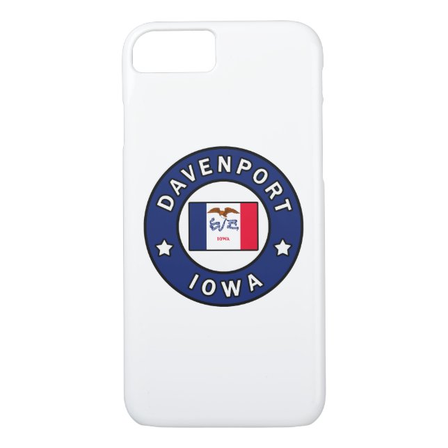 Davenport Iowa Case-Mate iPhone Case (Back)