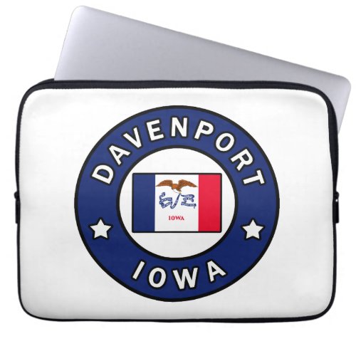 Davenport Iowa Laptop Sleeve