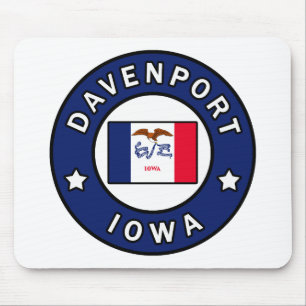 Davenport Iowa Mouse Pad