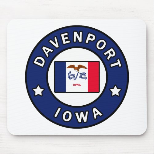 Davenport Iowa Mouse Pad
