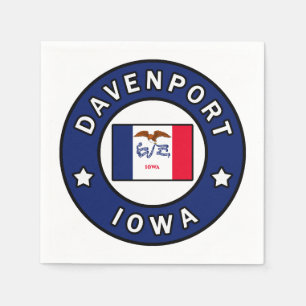 Davenport Iowa Napkins