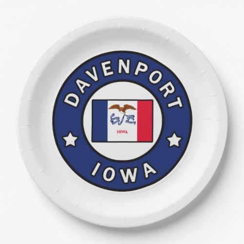 Davenport Iowa Paper Plates