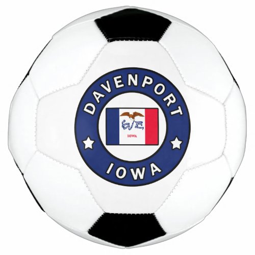 Davenport Iowa Soccer Ball