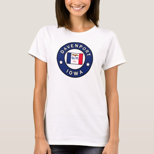 Davenport Iowa T-Shirt (Front)