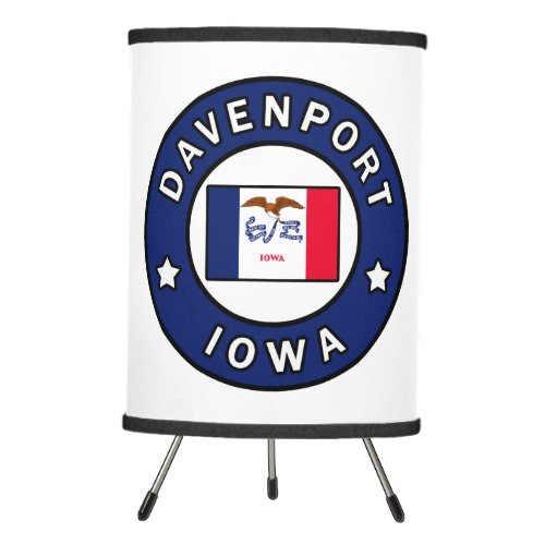 Davenport Iowa Tripod Lamp