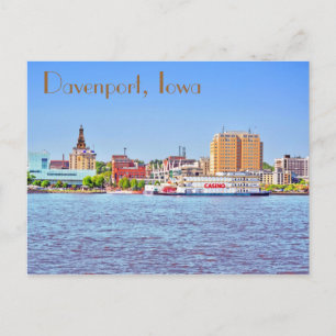 Davenport, Iowa, U.S.A. Postcard