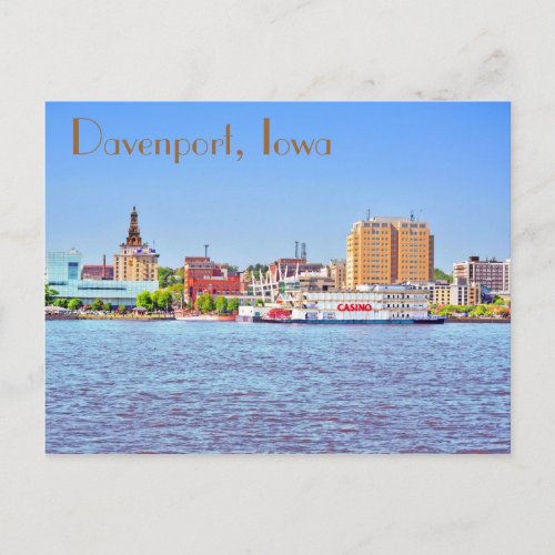 Davenport Iowa USA Postcard