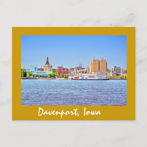 Davenport Iowa USA Postcard