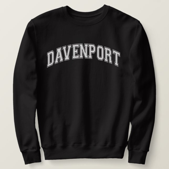 DAVENPORT University-Style Sweater America College (Design Front)
