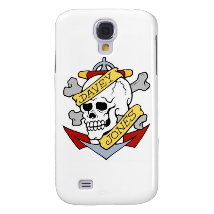 DAVEY JONES LOCKER PIRATE TATTOO PRINT GALAXY S4 CASES