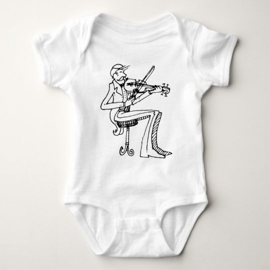 davholle violinist baby bodysuit