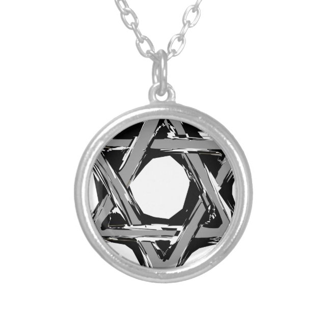 david3 silver plated necklace (Front)