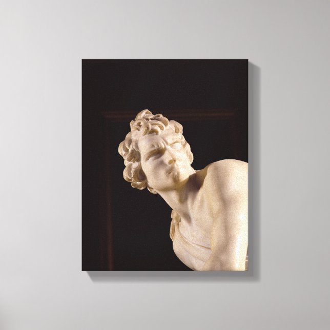 David, 1623-24 (marble) (detail) canvas print (Front)