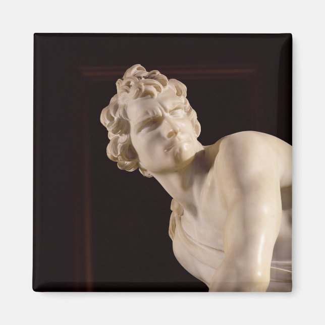 David, 1623-24 (marble) (detail) magnet (Front)