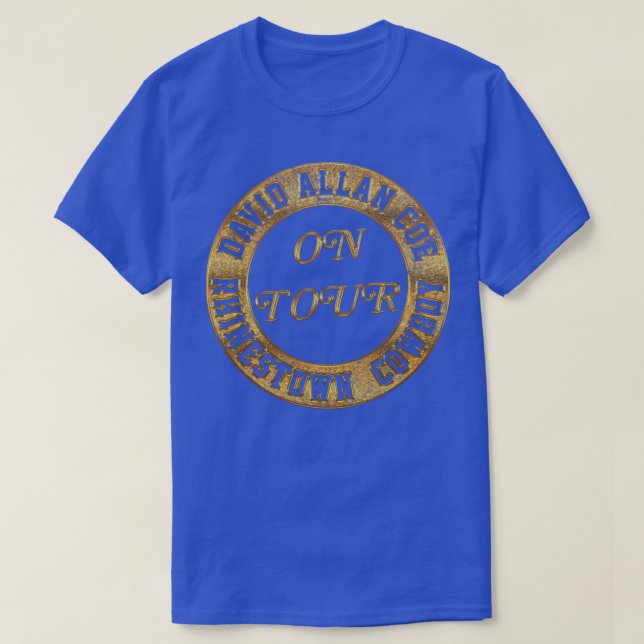 David Allan Coe Rhinestone Cowboy Original Fan Art T-Shirt (Design Front)
