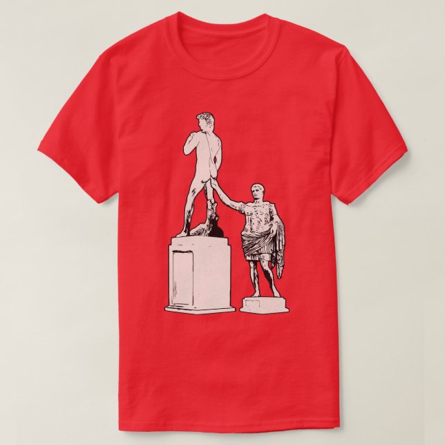 David and Caesar Butt Play T-Shirt (Design Front)