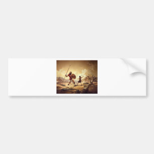 David and Goliath Bumper Sticker