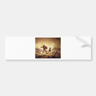 David and Goliath Bumper Sticker