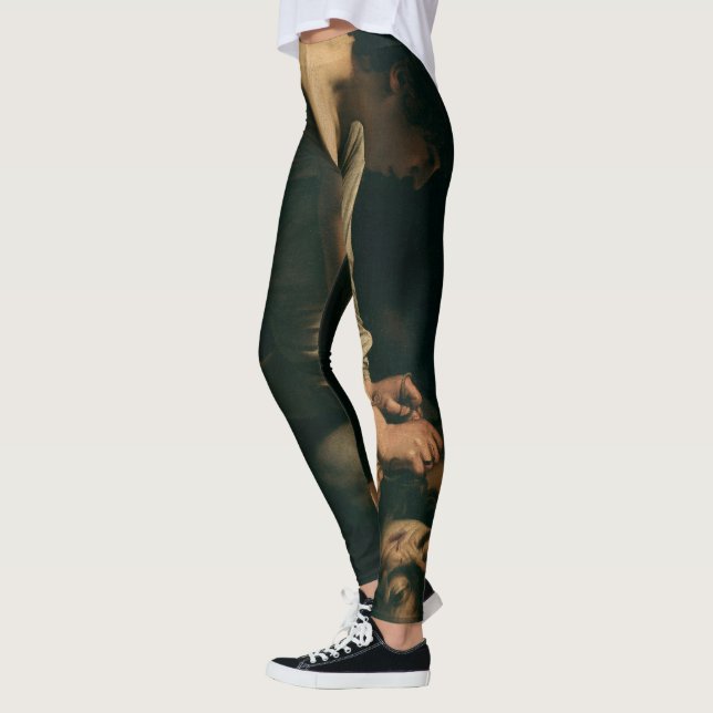 David and Goliath (Caravaggio) Leggings (Left)