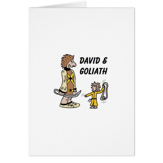 David and Goliath Cards (Front)