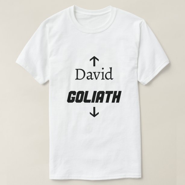 david and goliath t shirts uk