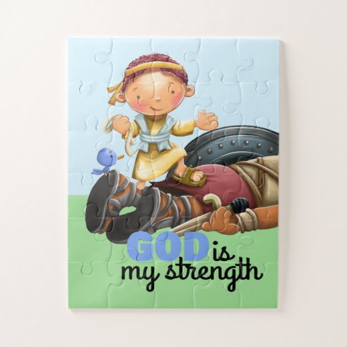 David and Goliath kids Bible puzzle