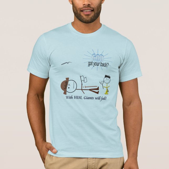 David and Goliath T-Shirt (Front)