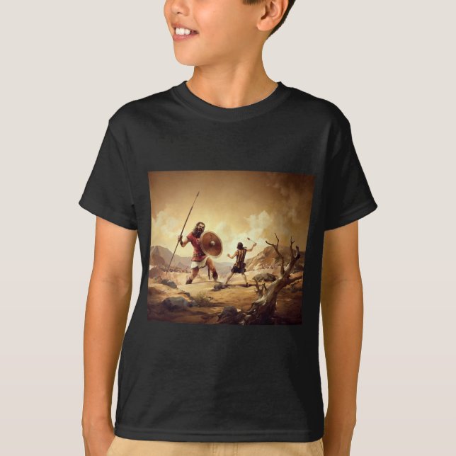 David and Goliath T-Shirt (Front)