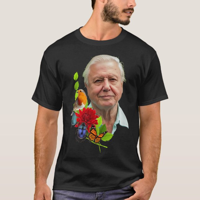 David Attenborough T-Shirt (Front)
