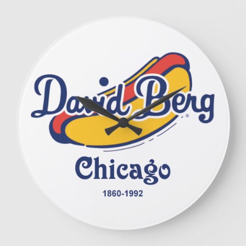 David Berg  Company Chicago IL 1860_1992 Large Clock