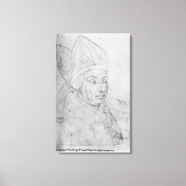 David, bishop of Utrecht Canvas Print (Front)