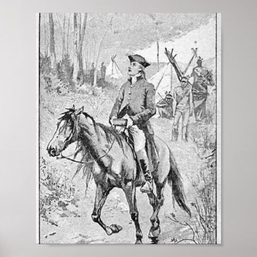 David Brainerd Horseback Poster