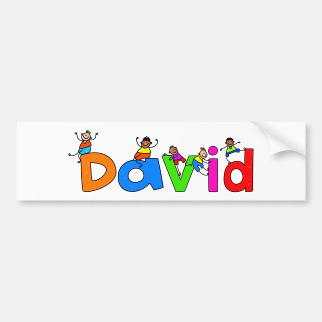David Bumper Sticker (Front)