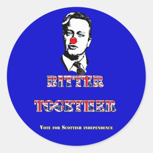 David Cameron Bitter Together Sticker