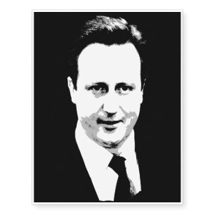 David Cameron Face Temporary Tattoos