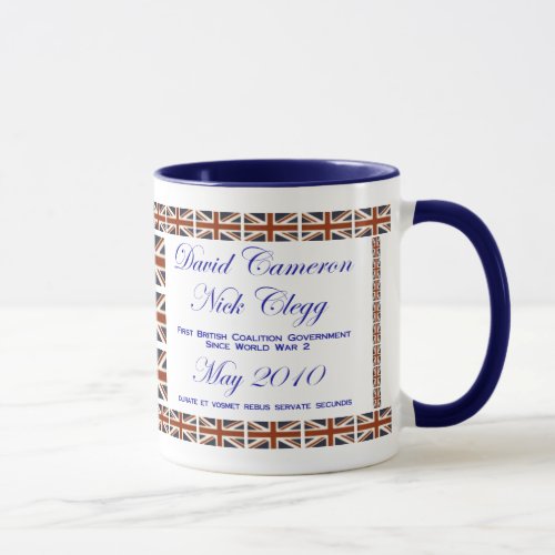 David Cameron  Nick Clegg  Coalition Mug