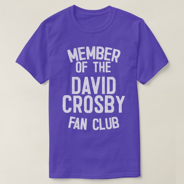 David Crosby Fan Club T-Shirt (Design Front)