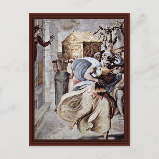 David Dancing Before The Holy Ark (Ark) Postcard (Front)