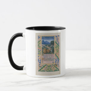 David defending his father's sheep against a mug