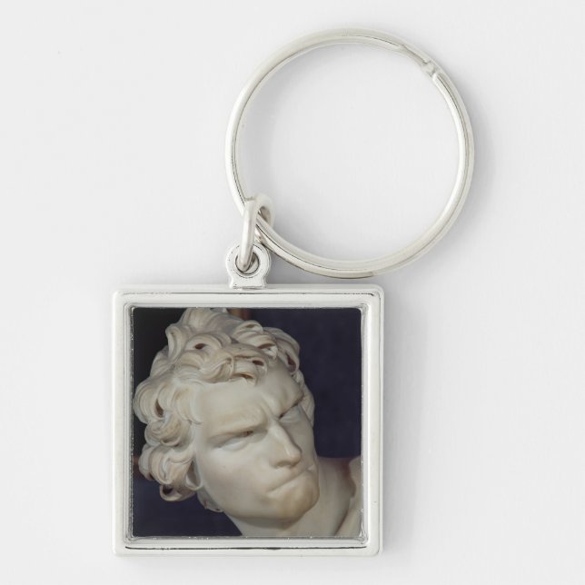 David, detail of the head, 1623-23 keychain (Front)